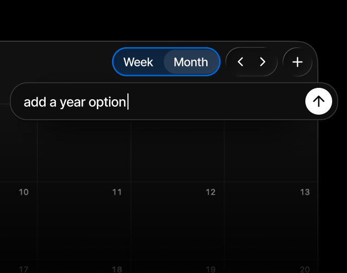 In-app annotation prompting the agent to add a year option